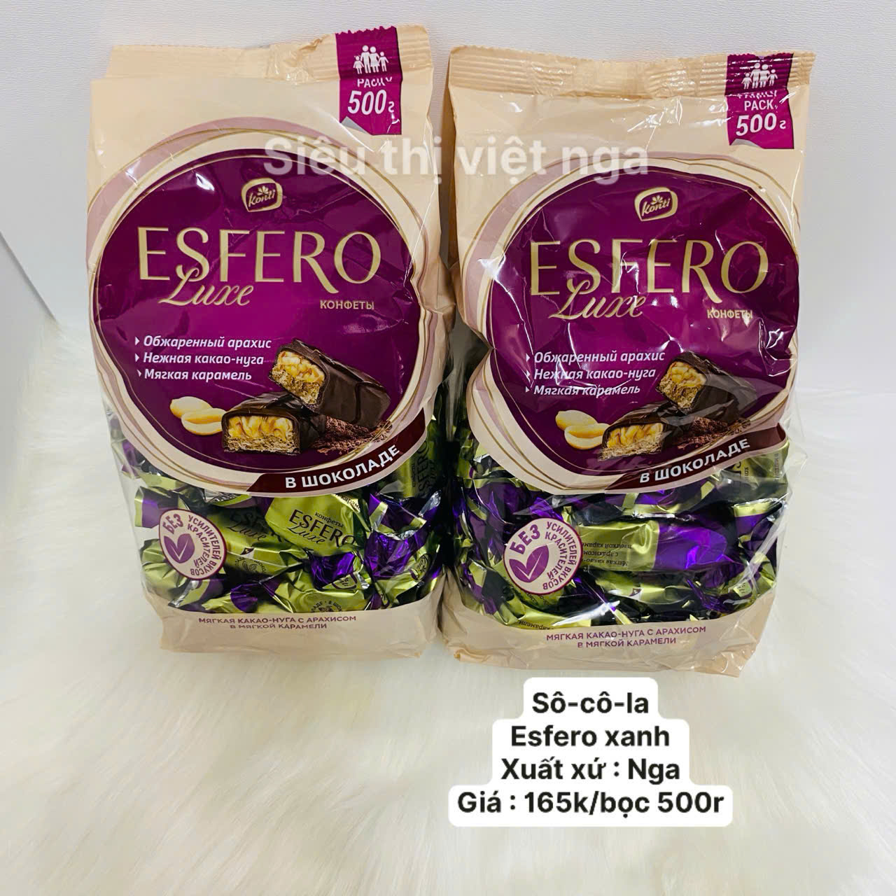 Kẹo Socola Esfero Luxe Nga 500g